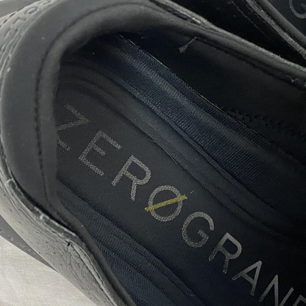 Cole Haan 2.ZERØGRAND Laser Wingtip Oxford Shoes Mens 13 Black Leather C23832 - Picture 9 of 12